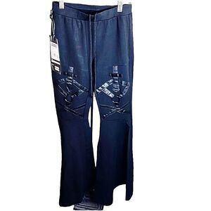 Punk Rave Gothic Flared Trousers Nwt Size Medium